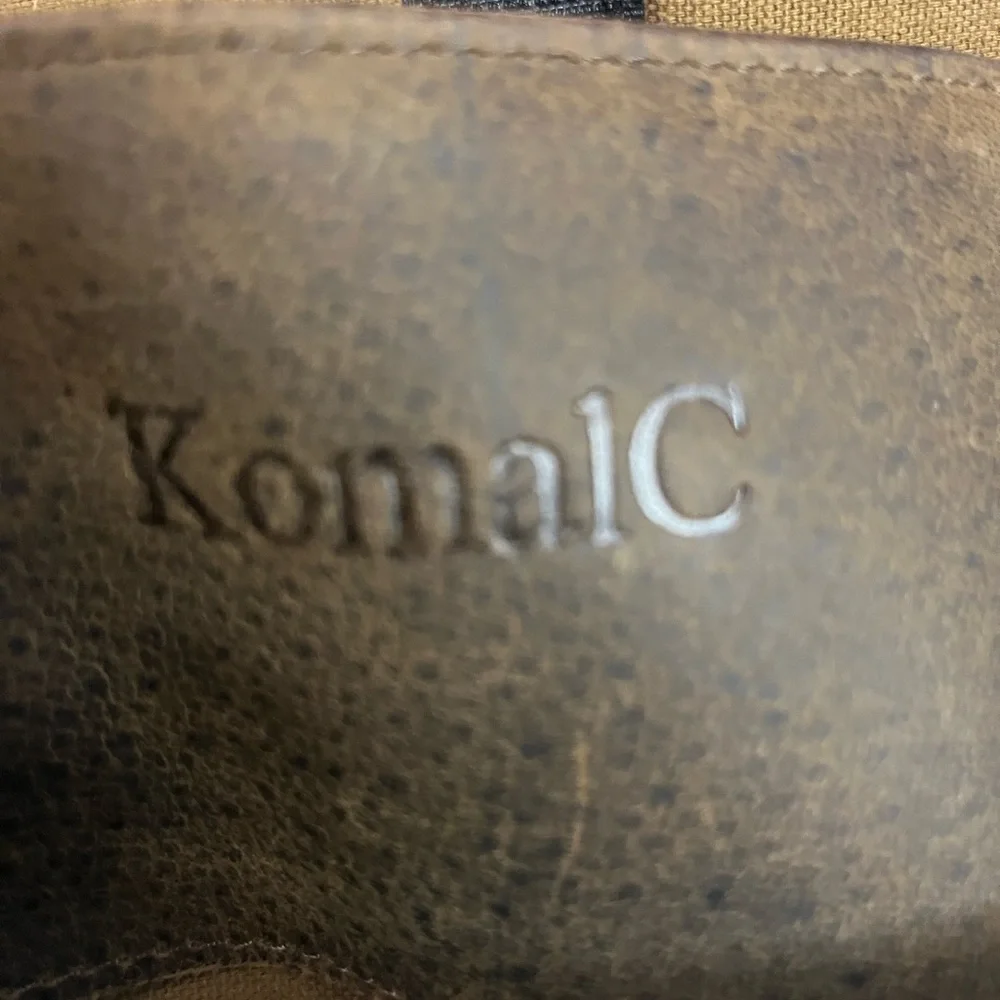 KOMALC 18 INCH LEATHER BRIEFCASE LAPTOP MESSENGER BAG